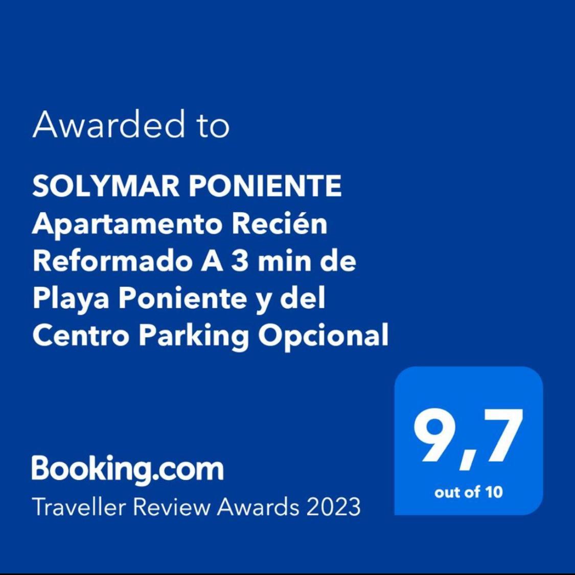 Solymar Poniente Apartamento Recien Reformado A 3 Min De Playa Poniente Y Del Centro Parking Opcional Benidorm Exteriér fotografie
